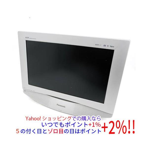 中古】Panasonic 17V型 液晶テレビ VIERA TH-17LX8-S シルバー 本体