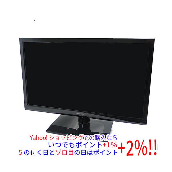 中古】Panasonic 24型 液晶テレビ VIERA TH-24C300 リモコンなし 本体