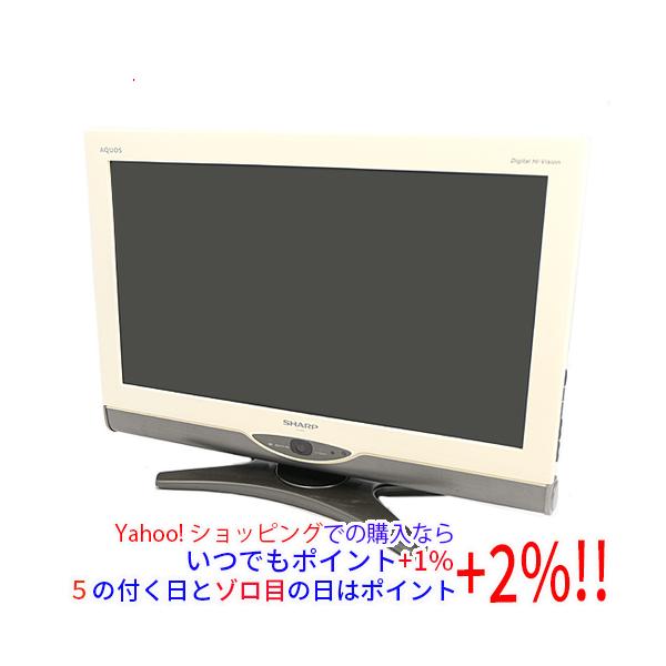 SHARP LC-26DE7 26インチ液晶テレビ 中古】SHARP 26V型 ハイビジョン液晶テレビ LC-26DE7-W ホワイト 本体