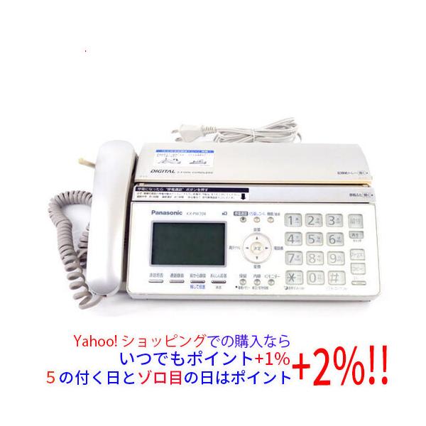 中古】Panasonic 普通紙ファクス KX-PW708 本体のみ 本体いたみ