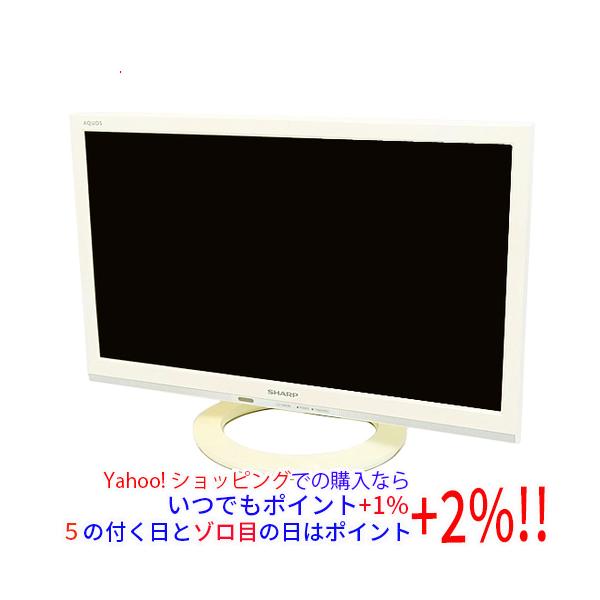AQUOS 【中古】SHARP 19型 液晶テレビ LC-19K30-W リモコンなし 本体