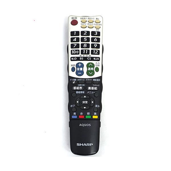 【中古】SHARP テレビリモコン GA826WJSA 本体いたみ