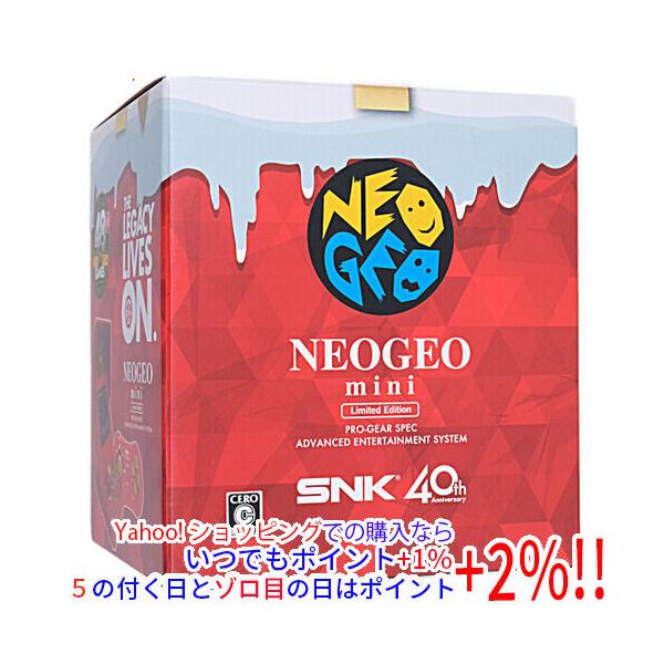 【商品名：】SNKプレイモア NEOGEO mini Christmas Limited Edition(ネオジオ ミニ クリスマス限定版)　／　【商品状態：】新品　／　【検索用キーワード：】≪ゲーム機 即納≫ NEOGEO mini Ch...