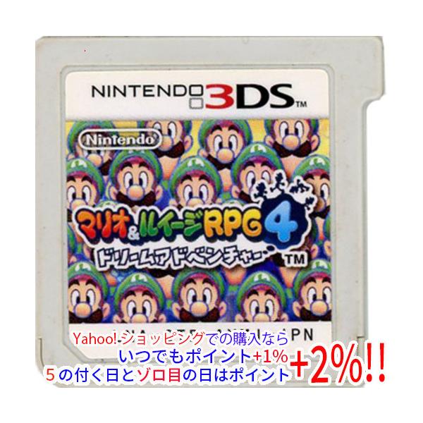 【商品名：】マリオ＆ルイージRPG4 ドリームアドベンチャー 3DS  ソフトのみ　／　【商品状態：】開封済みの中古品です。※ソフトのみの出品です。／／※本商品は、製品の性質上、返品はお受けできませんのでご了承ください。　／　【検索用キーワ...