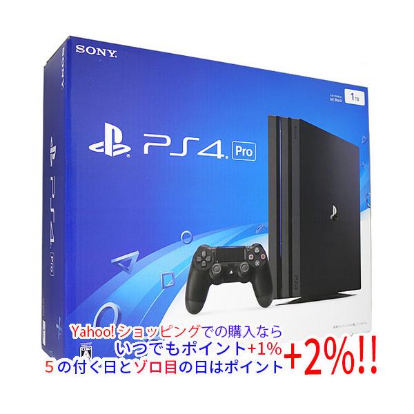 爆買【中古】SONY プレイステーション4 Pro 1TB ブラック CUH-7000BB01 元箱あり