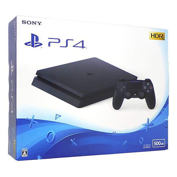 中古】SONY プレイステーション4 500GB ブラック CUH-2200AB01 