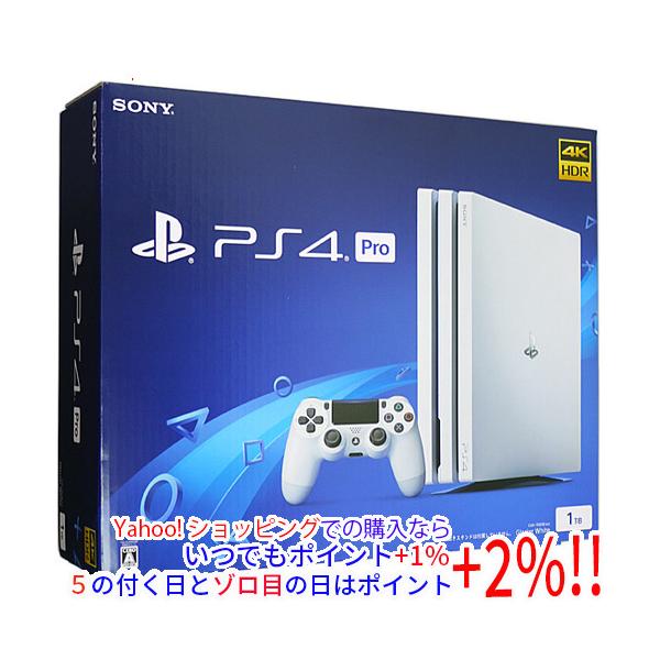爆買【中古】SONY プレイステーション4 Pro 1TB ホワイト CUH-7000BB02 元箱あり