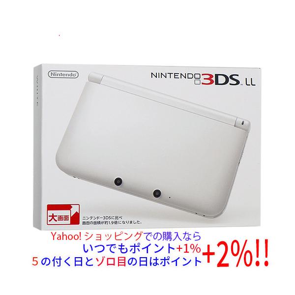 ニンテンドー3DS 【中古】ニンテンドー3DS LL ホワイト SPR-S-WAAA