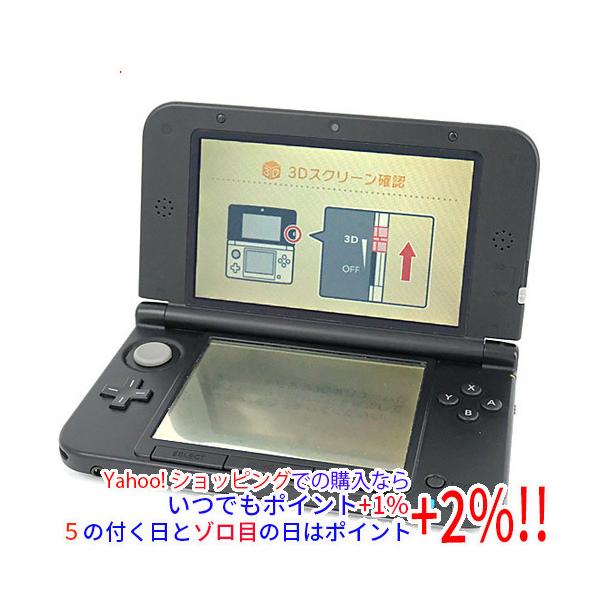 ニンテンドー3DS 【中古】任天堂 LL シルバーXブラック SPR-S-VKAA