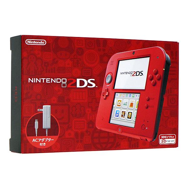 ニンテンドー2DS - (本体)ニンテンドー2DS レッド(FTR-S-RCAA) 任天堂 任天堂 ニンテンドー2DS レッド FTR-S-RCAA ニンテンドー3DS本体