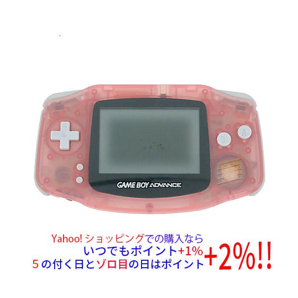 【商品名：】任天堂 ゲームボーイアドバンス ミルキーピンク 本体・液晶画面いたみ 電池カバーなし　／　【商品状態：】動作確認済みの中古品です。／／ ※本体に目立った汚れ、液晶画面にいたみがあります。／ ／ ※電池カバーはありません。／ ／ ...