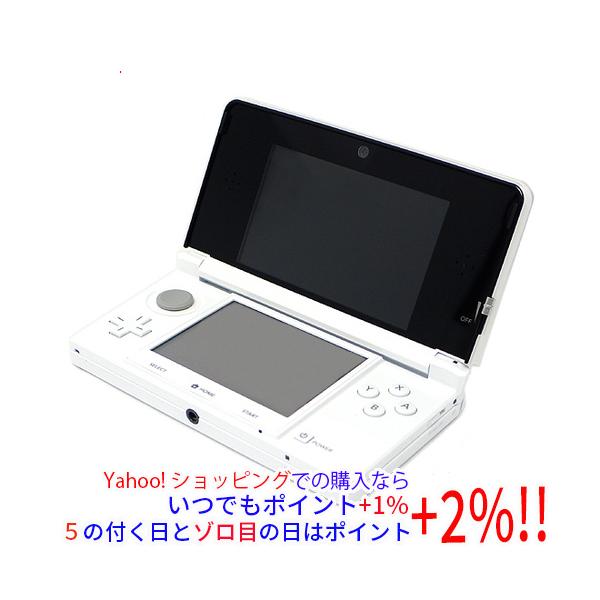 ニンテンドー3DS 【中古】任天堂 アイスホワイト CTR-S-WAAA 本体のみ