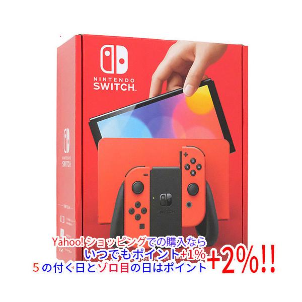 中古】任天堂 Nintendo Switch 有機ELモデル マリオレッド HEG-S-RAAAA
