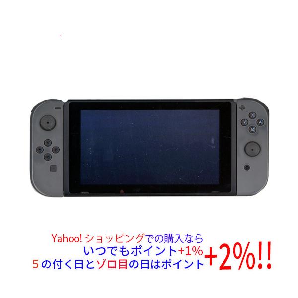 Nintendo Switch 【中古】任天堂 グレー 本体・Joy-Conのみ 液晶画面