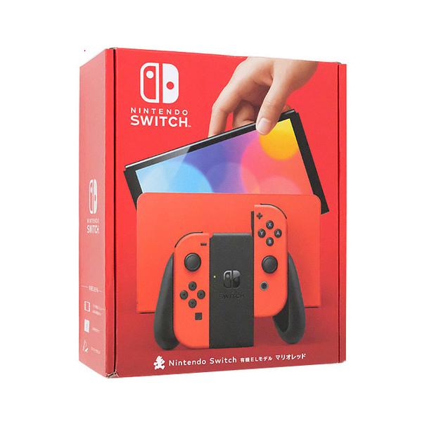 Nintendo Switch 【中古】任天堂 有機ELモデル マリオレッド HEG-S