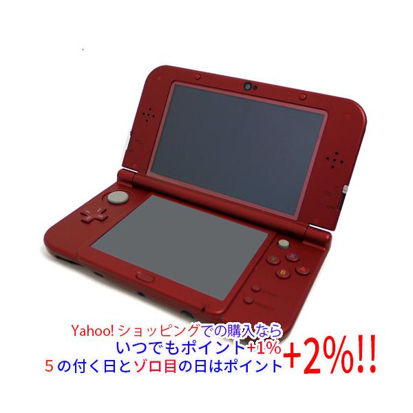 Nintendo 3DS ゲームソフト19本セット（中古3DS LL本体付） 爆買【中古】任天堂 Newニンテンドー3DS LL メタリックレッド 本体