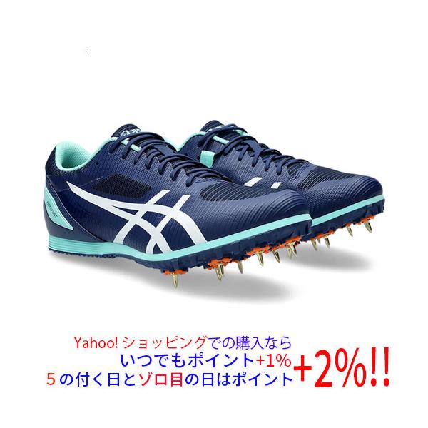 未使用　アシックス　HEATFLAT 12 1093A195 27.5㎝　陸上 HEATFLAT asics アシックス 27.0cm 陸上スパイク 12 1093A195 ブルー