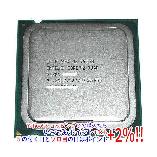 【商品名：】Core 2 Quad Q9550 2.83GHz FSB1333MHz LGA775 45nm SLB8V　／　【商品状態：】動作確認済みの中古品です。。　／　【検索用キーワード：】≪intel インテル Core2 クアッド...