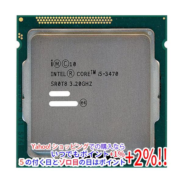 【商品名：】Core i5 3470 3.2GHz 6M LGA1155 77W SR0T8　／　【商品状態：】動作確認済みの中古品です。／ ／ ※中古品ですので、傷、汚れ等ある場合がございます。／ ご理解の上、ご検討お願いします。　／　【...