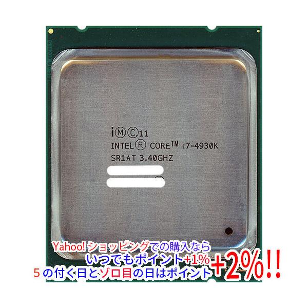 【商品名：】Core i7 4930K 3.4GHz LGA2011 SR1AT　／　【商品状態：】動作確認済みの中古品です。／ ／ ※中古品ですので、傷、汚れ等ある場合がございます。／ ご理解の上、ご検討お願いします。　／　【検索用キーワ...