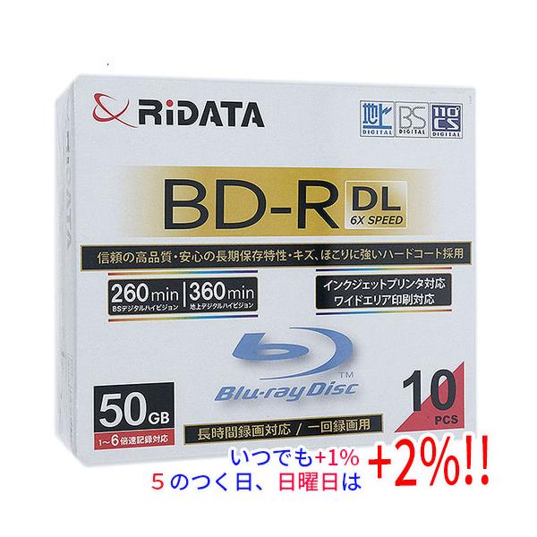 RiDATA RiTEK ブルーレイディスク RIDATA BD-R260PW 6X.10P SC A BD-R