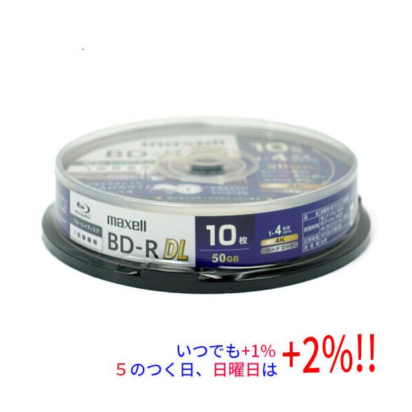 【商品名：】maxell 録画用ブルーレイディスク BD-R DL 4倍速 10枚組 BRV50WPG.10SP　／　【商品状態：】新品　／　【検索用キーワード：】≪マクセル ブルーレイディスク・メディア 即納≫ BRV50WPG.10SP...