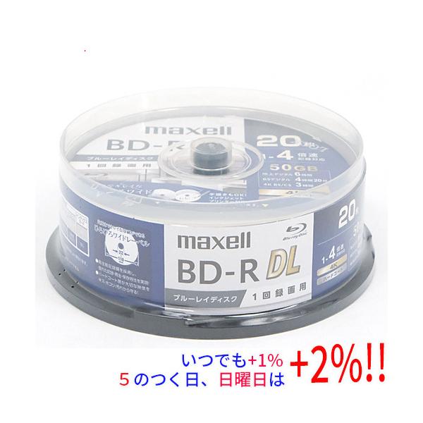 【商品名：】maxell 録画用ブルーレイディスク BD-R DL 4倍速 20枚組 BRV50WPG.20SP　／　【商品状態：】新品　／　【検索用キーワード：】≪マクセル ブルーレイディスク・メディア 即納≫ BRV50WPG.20SP...