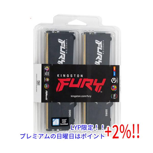 【即発送】キングストン DDR5 KF552C40BBAK2-16【ほぼ新品】 キングストン KF560C40BBK2-16 [DDR5 PC5-48000 8GB 2枚組] 価格