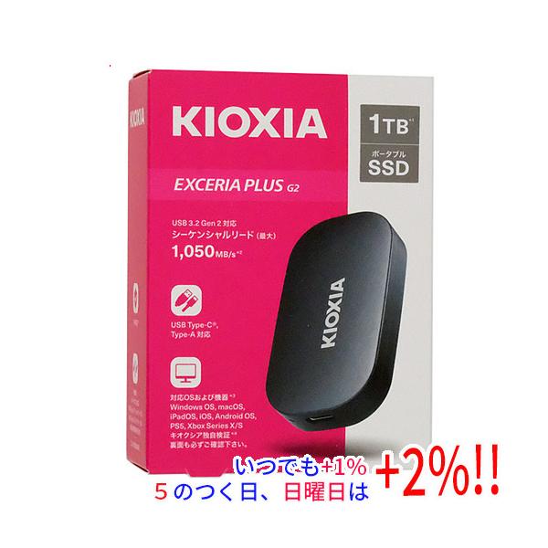 EXCERIA PLUS キオクシア G2 SSD-PKP1.0U3G2-B ブラック : エクセラー