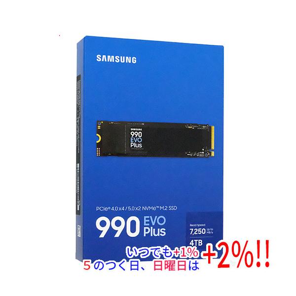 EVO（SAMSUNG） SAMSUNG製 SSD 990 EVO Plus MZ-V9S4T0B-IT 4TB