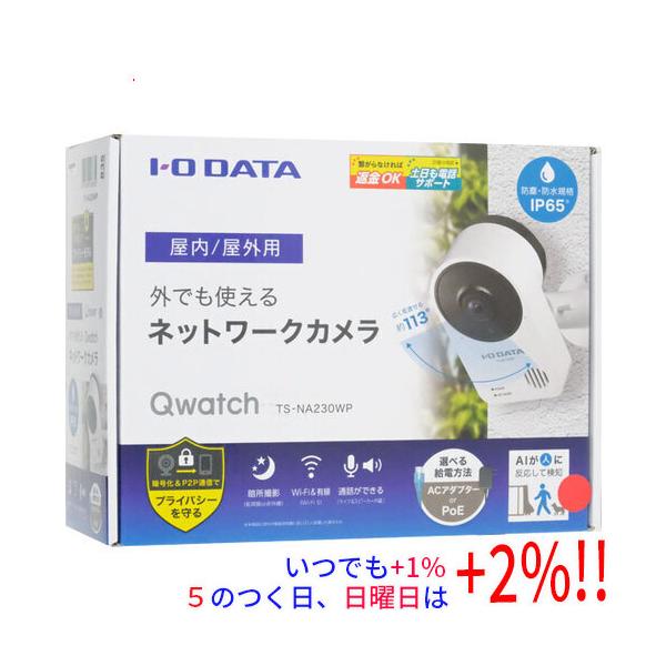アイ・オー・データ ネットワークカメラ TS-NA230WP AI検知で人のみに反応して防犯にも便利。屋内でも屋外でも使える
