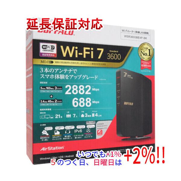 AirStation BUFFALO バッファロー 無線LANルータ WSR3600BE4P-BK
