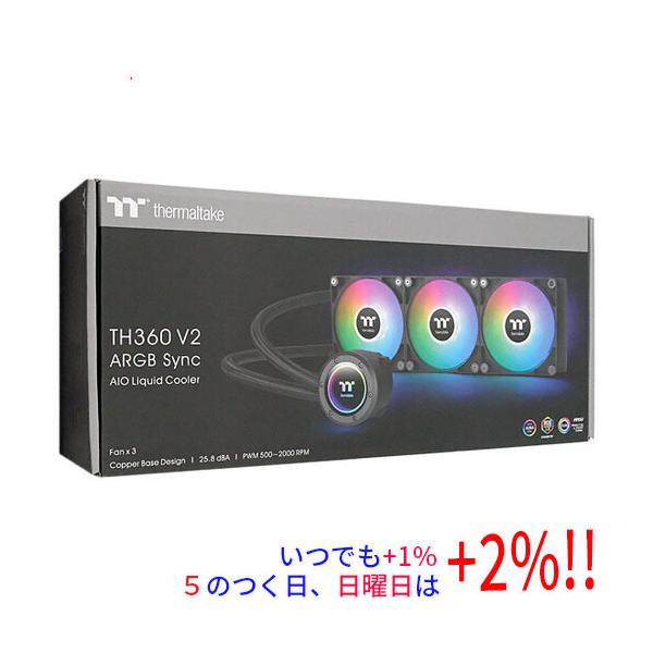 Thermaltake製 水冷一体型CPUクーラー TH360 ARGB Sync V2 CL-W362