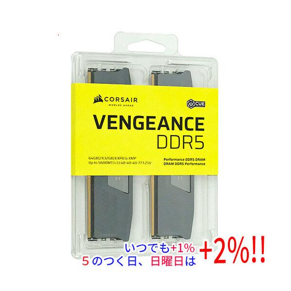 CORSAIR（コルセア） Corsair CMK64GX5M2B5600Z40 DDR5 PC5-44800 32GB