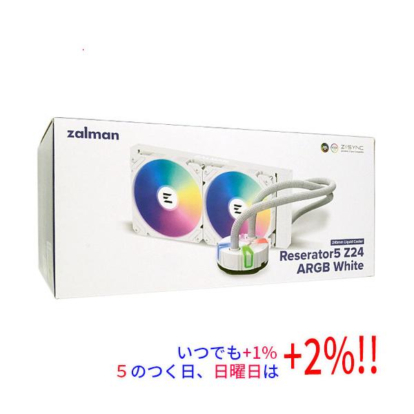 ZALMAN　CPUクーラー　Reserator5 Z24 ARGB　White ZALMAN ZALMAN CPUクーラー Reserator5 Z24 ARGB White【いつでも+1