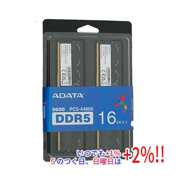 A-DATA ADATA デスクトップ用 AD5U560016G-DT DDR5 PC5-44800 16GB 2枚