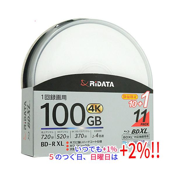 RiTEK　ブルーレイディスク RIDATA BD-R520PW4X.10+1SPB　BD-R XL 4倍速 11枚組 RiDATA RiTEK ブルーレイディスク RIDATA BD-R520PW4X.10+1SPB BD-R XL