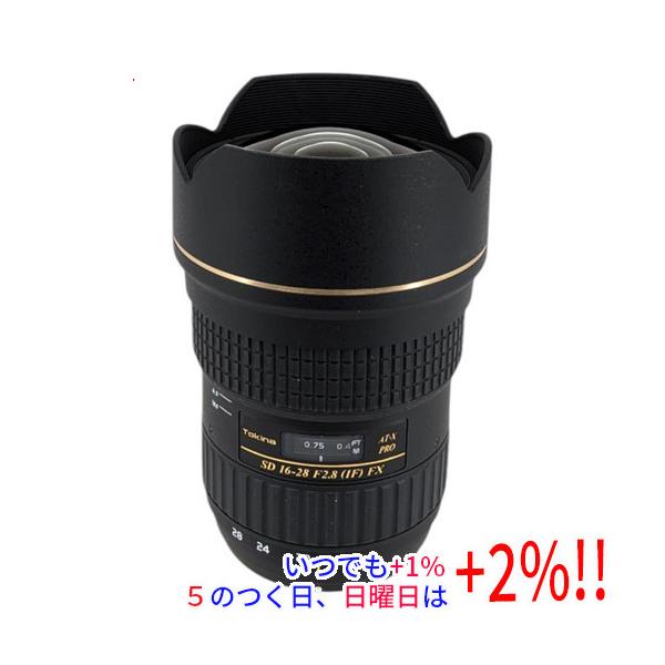 TOKINA AT-X 16-28 F2.8 PRO FX 16-28mm F2.8 ニコン用【いつでも+1％！5のつく日と日曜日は+2%！】　爆買
