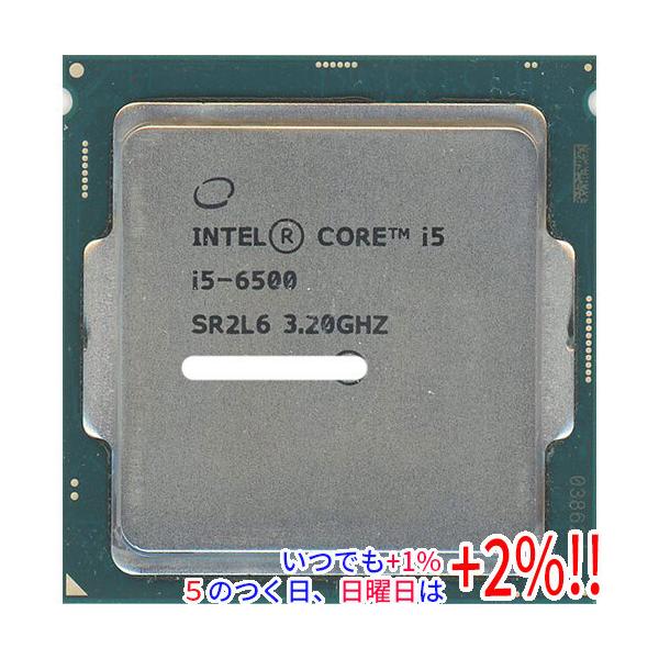 【商品名：】Core i5 6500 3.2GHz 6M LGA1151 65W SR2L6　／　【商品状態：】動作確認済の中古品です。／ ／ ※中古品ですので、傷、汚れ等ある場合がございます。ご理解の上、ご検討お願いします。　／　【検索用...