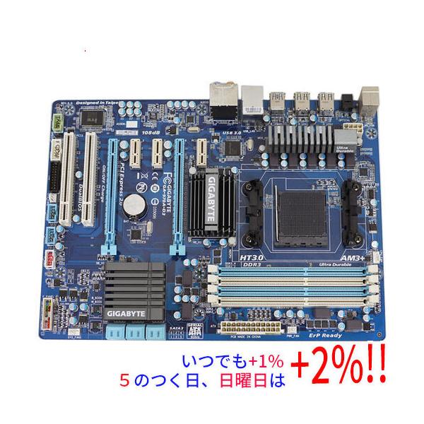 【商品名：】GIGABYTE製 ATXマザーボード GA-970A-D3 Rev.3.0　／　【商品状態：】動作確認済の中古品です。／ ／ ※中古品ですので、傷、汚れ等ある場合がございます。ご理解の上、ご検討お願いします。　／　【検索用キー...