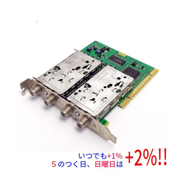 【商品名：】アースソフト 3波対応チューナーカード PT2 Rev.B　／　【商品状態：】動作確認済の中古品です。／ ／ ※中古品ですので、傷、汚れ等ある場合がございます。ご理解の上、ご検討お願いします。　／　【検索用キーワード：】≪ビデオ...