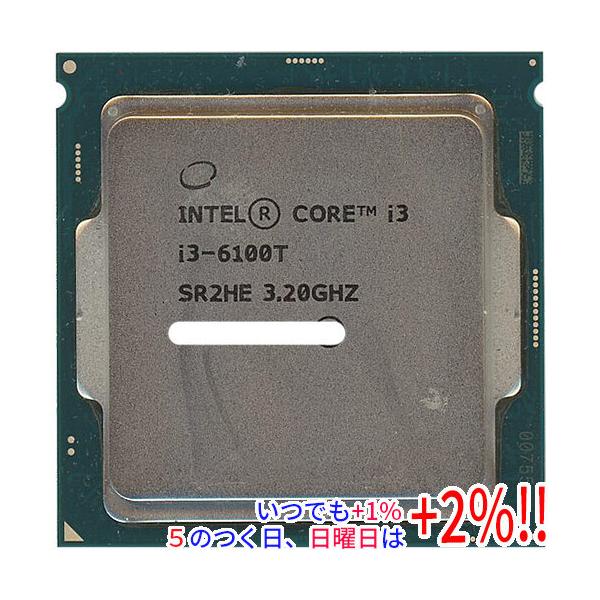 【商品名：】Core i3 6100T 3.2GHz 3M LGA1151 35W SR2HE　／　【商品状態：】動作確認済みの中古品です。／ ／ ※中古品ですので、傷、汚れ等ある場合がございます。／ ご理解の上、ご検討お願いします。　／　...