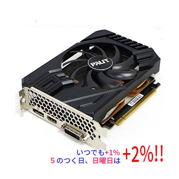 【商品名：】PALIT GeForce GTX1660 SUPER StormX NE6166S018J9-161F PCIExp 6GB　／　【商品状態：】動作確認済みの中古品です。／ ／ ※中古品ですので、傷、汚れ等ある場合がございます...