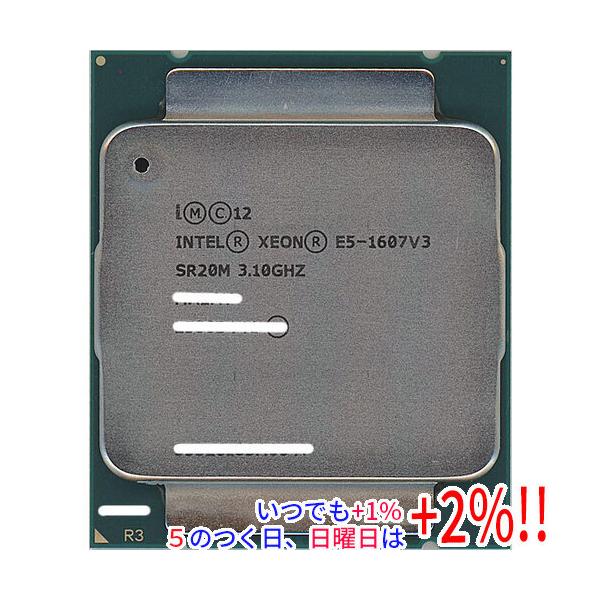 【商品名：】Xeon E5-1607 v3 3.1GHz 10M LGA2011-3 SR20M　／　【商品状態：】動作確認済みの中古品です。／ ／ ※中古品ですので、傷、汚れ等ある場合がございます。／ ご理解の上、ご検討お願いします。　／...