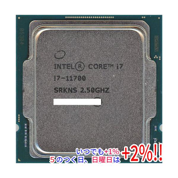 【商品名：】Core i7 11700 2.5GHz LGA1200 65W SRKNS　／　【商品状態：】動作確認済みの中古品です。／ ／ ※中古品ですので、傷、汚れ等ある場合がございます。／ ご理解の上、ご検討お願いします。　／　【検索...