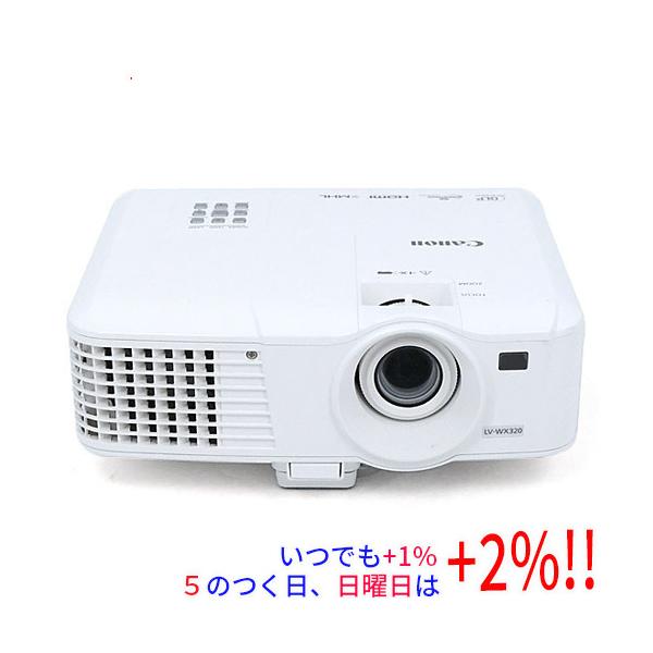 【商品名：】CANON パワープロジェクター LV-WX320 リモコンなし　／　【商品状態：】動作確認済みの中古品です。／ ／ ※中古品ですので、傷、汚れ等ある場合がございます。／ ご理解の上、ご検討お願いします。　／　【検索用キーワード...
