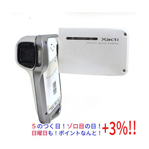 中古】SANYO製 デジタルムービーカメラ Xacti DMX-CA8(W) 本体のみ