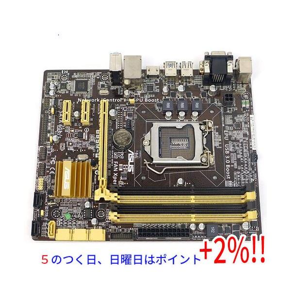 【商品名：】ASUS製 MicroATXマザーボード B85M-G LGA1150 訳あり　／　【商品状態：】動作確認済の中古品です。／ ／ ※CPUソケットにピン曲がりがあります。 ／ ※中古品ですので、傷、汚れ等ある場合がございます。ご...