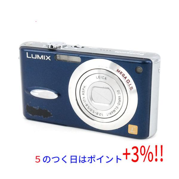 【５のつく日！ゾロ目の日！日曜日はポイント+3％！】【中古】Panasonic デジタルカメラ LUMIX DMC-FX8-A コンフォートブルー/500万画素 本体のみ 本体いたみ