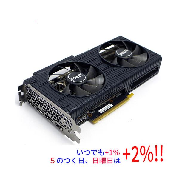 【中古】PALIT GeForce RTX 3060 Ti Dual 8GB NE6306T019P2-190AD PCIExp 8GB【いつでも+1％！5のつく日と日曜日は+2%！】　爆買